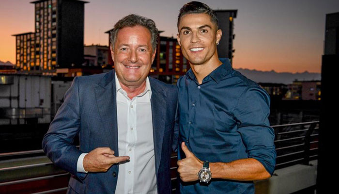 Piers Morgan compares himself to Cristiano Ronaldo