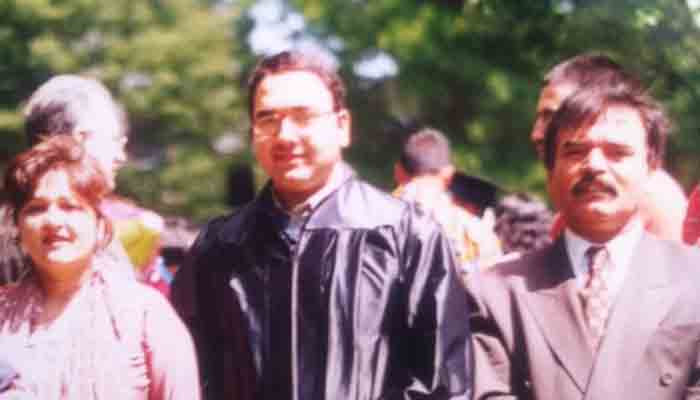 Mohammad Salman Hamdani at graduation in June 2001.-CNN