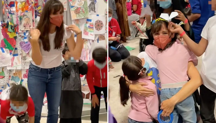 Jennifer Garner visited an Afghan refugee center near Washington D.C, which was backed by Save the Children