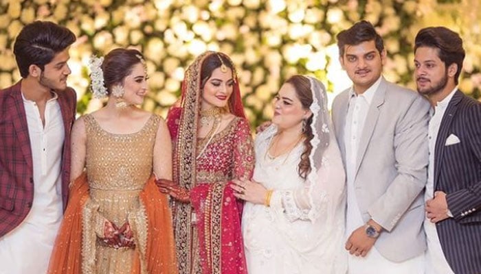 We all felt your presence there Aiman Khan pens tribute for father after Minal Khan s wedding