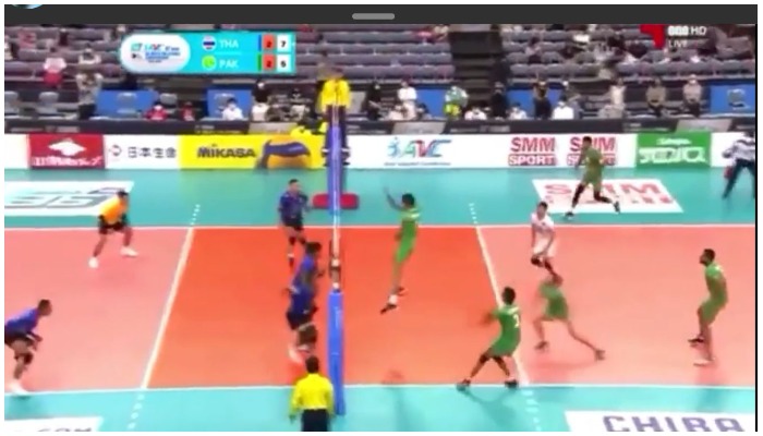 Pakistan bagged the win at 3-2 against Thailand by winning the final set at a score of 15-12.