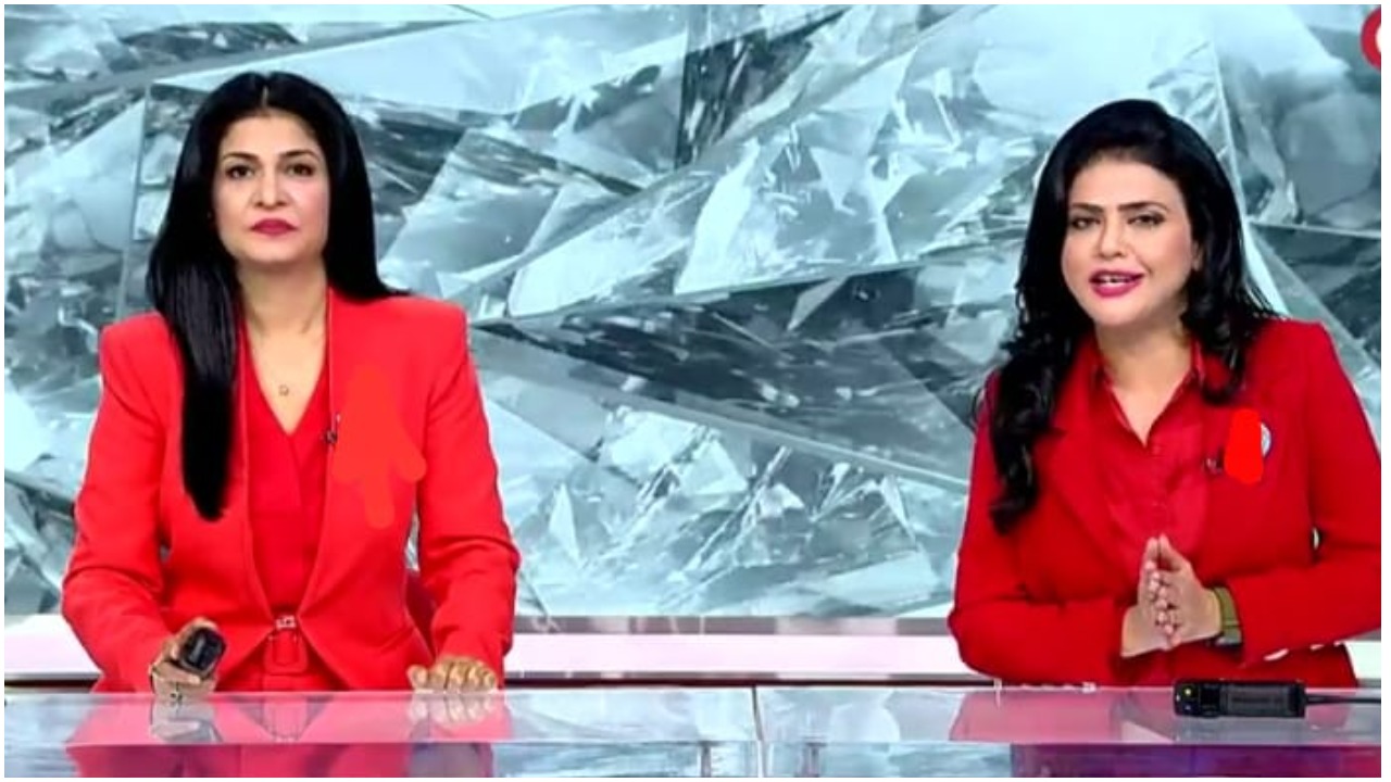 Slogan saluran ini adalah Achi Khabar, Sachi Khabar. Screebgrab dari video yang diposting oleh media house India.