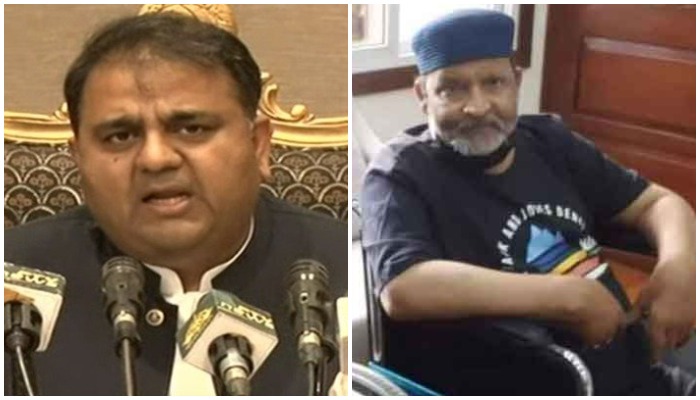 Dr Faisal Sultan consulting with Umer Sharifs medical team: Fawad Chaudhry