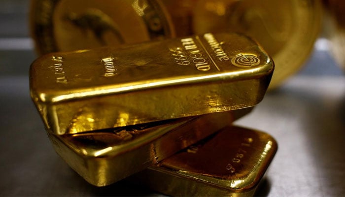 Gold rates in Pakistan are around Rs3,000 below cost compared to the gold rate in the Dubai market.— Reuters/File