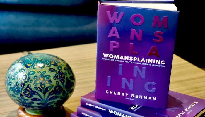 Womansplaining: Navigating Activism, Politics and Modernity in Pakistan is an anthology of essays on women in Pakistan, written by Pakistani women. Photo: Facebook/ Jinnah Institute of Pakistan