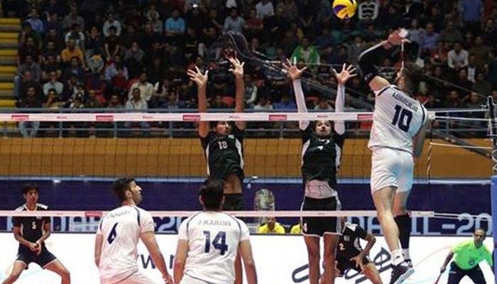 Iran thrashes Pakistan by 3-0 in Asian Volleyball Championship. Photo: file