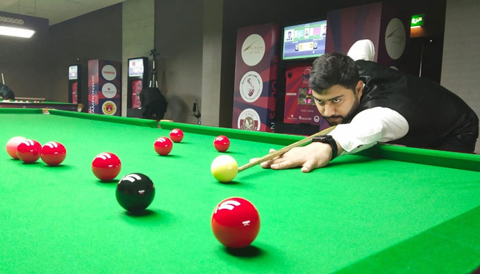 Haris Tahir advances to quarterfinals of the Asian Snooker Championship.