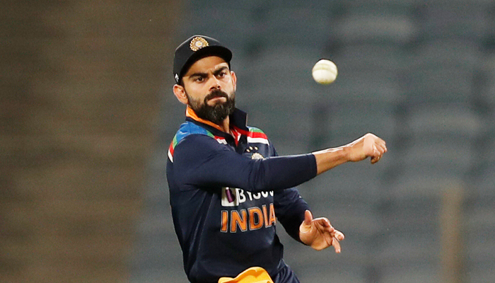 Cricket - First One Day International - India v England - Maharashtra Cricket Association Stadium, Pune, India - March 23, 2021 Indias Virat Kohli in action. — Reuters/File