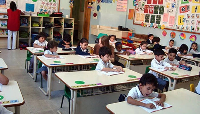Children sitting in a classroom. Photo: File