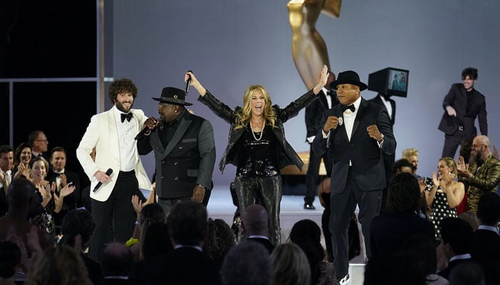 Emmys open with a musical number led by Rita Wilson, LL Cool J and Lil Dicky