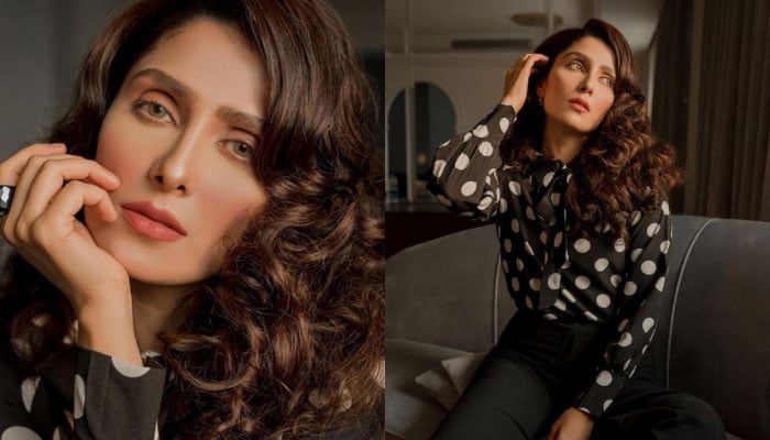 Ayeza Khan brings back 1960s in slender polka dot outfit: See breathtaking photos