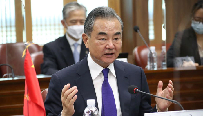 Chinese Foreign Minister Wang Yi speaks during a meeting with his South Korean counterpart Chung Eui-yong at Foreign Ministry in Seoul, South Korea, September 15, 2021.— Reuters/File