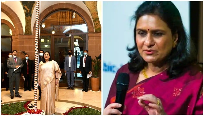 High Commissioner of India to the United Kingdom,Gaitri Issar Kumar. Photos: ReporteHindustan Times