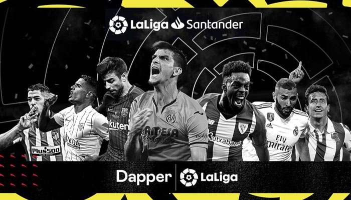 Promotional image created by blockchain company Dapper Labs, which announced plans for a platform for buying soccer-related NFTs in partnership with Spanish soccer league La Liga, in seen in this undated digitally created handout picture. — Reuters/File