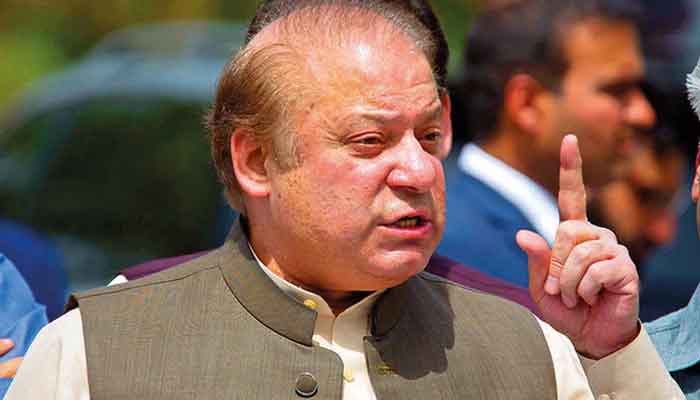 Former prime minister Nawaz Sharif