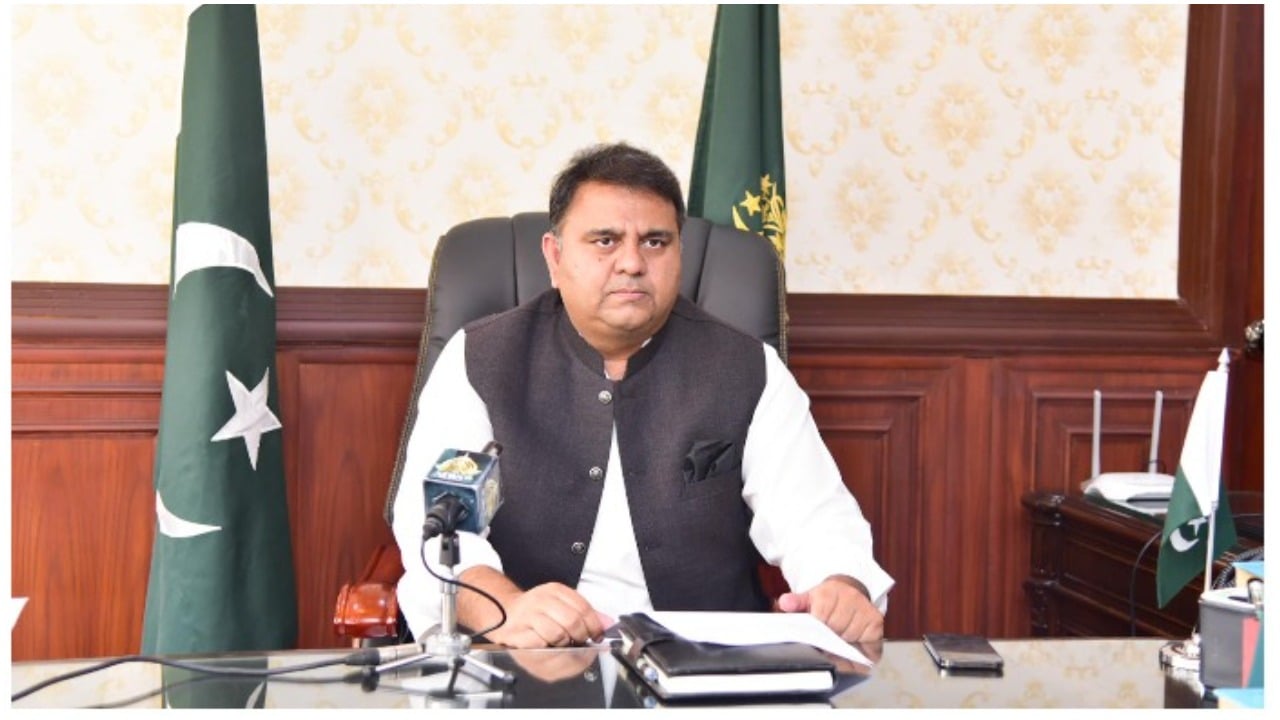 Federal Minister for Information and Broadcasting Fawad Chaudhry. Photo PID