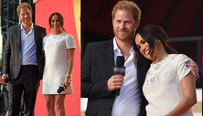 Meghan Markle steals limelight in mini white dress at Global Citizen Live with Harry