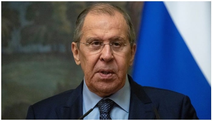 Russias Foreign Minister Sergei Lavrov attends a news conference following talks with San Marinos Foreign Minister Luca Beccari in Moscow, Russia, on September 13, 2021. Sergei Ilnitsky/Pool via REUTERS/File Photo