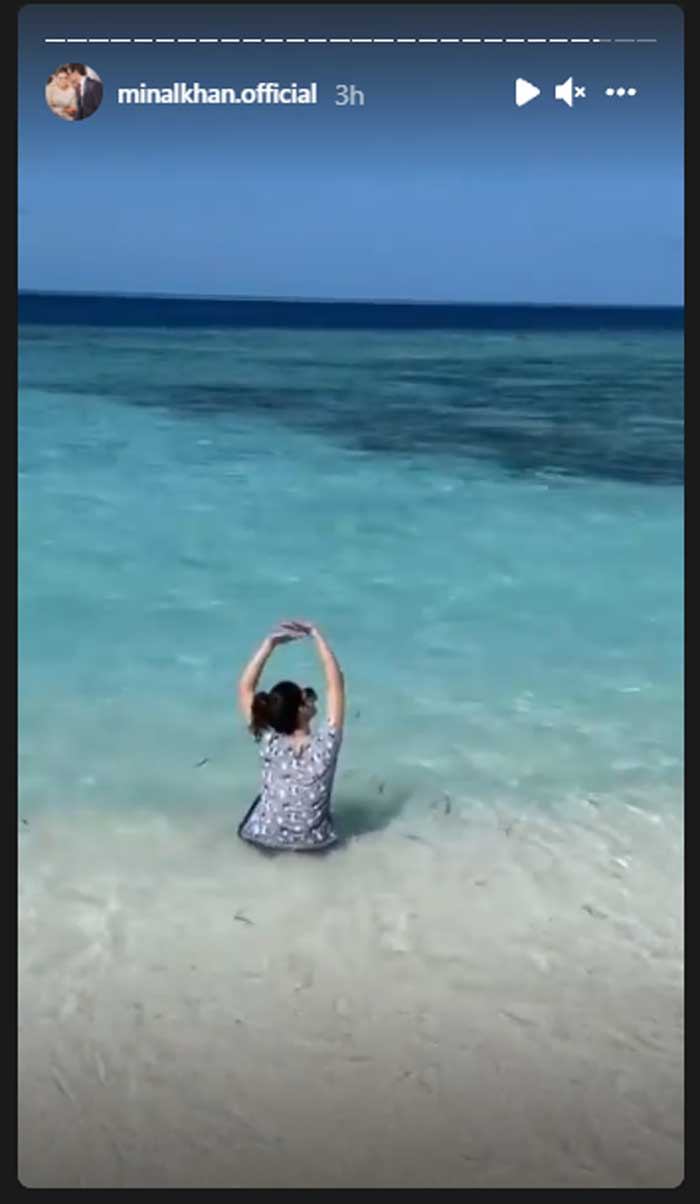 Minal Khan turns off comments as she posts stunning photos from Maldives trip