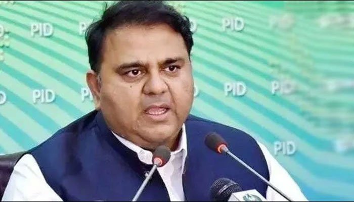 Federal Minister for Information Fawad Chaudhry speaks during a press conference. Photo: File