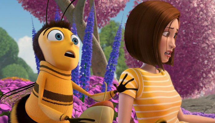Bee Movie has been called out by fans before for showing a friendship between a bee and a woman