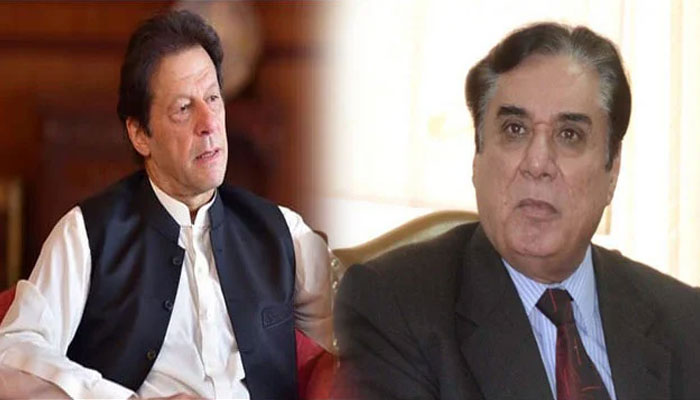 Prime Minister Imran Khan and NAB ChairmanJustice (retd) Javed Iqbal.