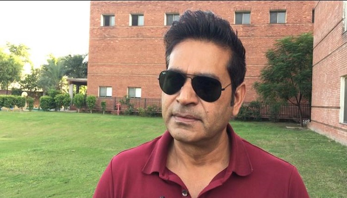 Former Test cricketer Aqib Javed. Photo: Geo.tv/ file