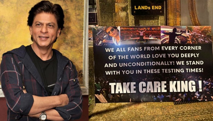 Take Care King: Shah Rukh Khans fans leave message outside Mannat