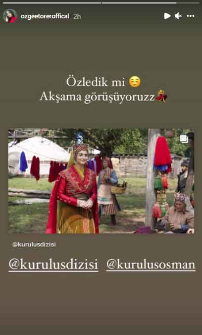 Bala Hatun actress shares new look from Kurulus:Osman season 3