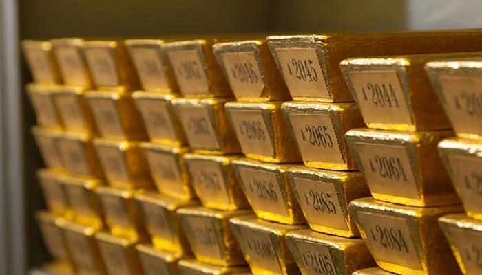Gold bars. — AFP/File