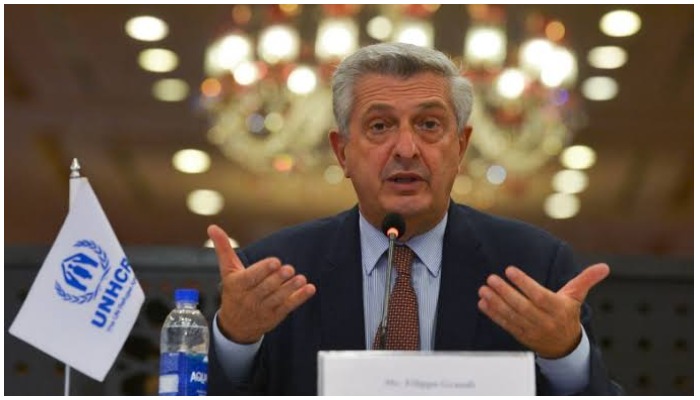 UN High Commissioner Filippo Grandi. Photo: AFP.