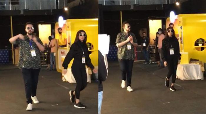 GEO LSA 2021: Watch Ayesha Omer and Dino Ali in their full element BTS