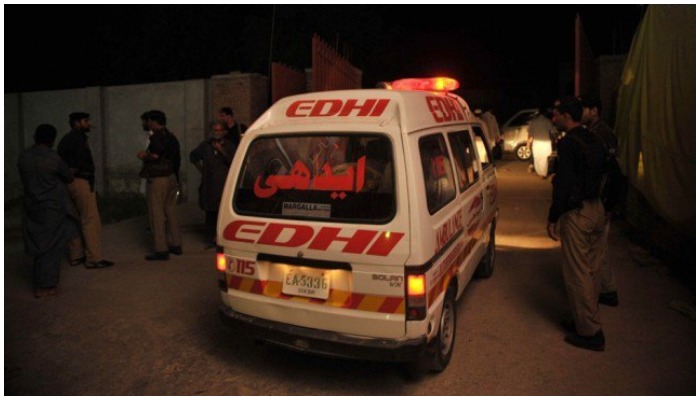 Picture showing an Edhi ambulance — AFP.