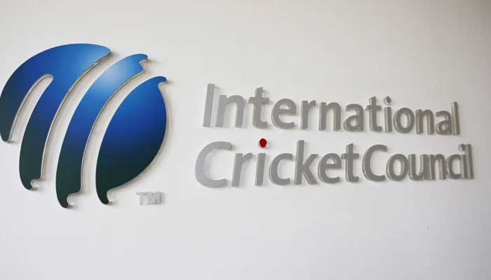 The International Cricket Council (ICC) logo at the ICC headquarters in Dubai, October 31, 2010. — Reuters/File.