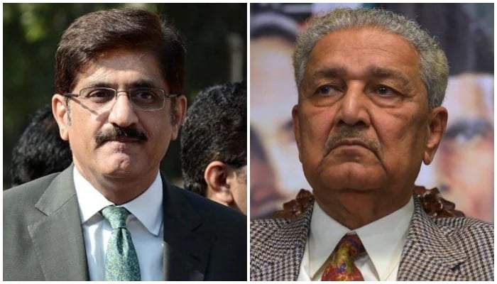 Sindh Chief Minister Murad Ali Shah (left) and nuclear scientist Abdul Qadeer Khan. Photos: Geo.tv/ file