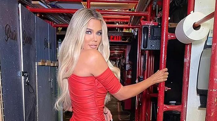 Khloe Kardashian sizzles in hot red outfit