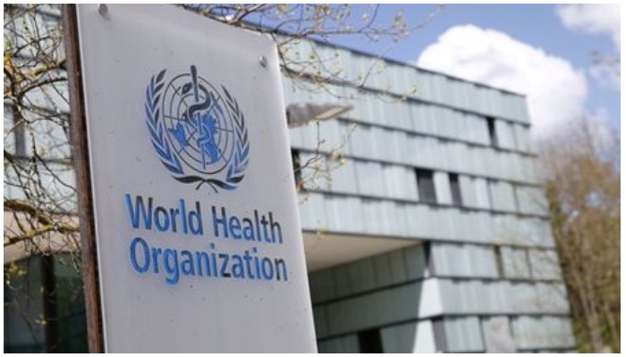 A logo is pictured outside a building of the World Health Organization during an executive board meeting on update on the coronavirus disease (COVID-19) outbreak, in Geneva, Switzerland. April 6, 2021. Photo — REUTERS