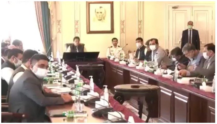 Screengrab from the video shared by Prime Ministers Office. Twitter/ PakPMO