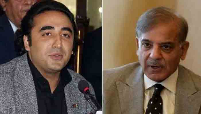 PPP Chairman Bilawal Bhutto (L) and PML-N President Shahbaz Sharif.