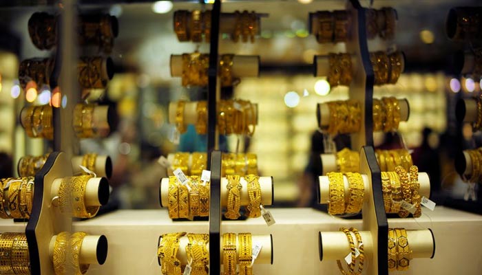 Gold bangles are displayed at a gold shop in Gold Souq in Dubai, United Arab Emirates, December 30, 2018. Picture taken December 30, 2018. — Reuters/File