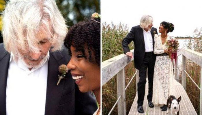 Roger Waters announced the news on his Instagram about his marriage to 43-year-old Kamala Chavis