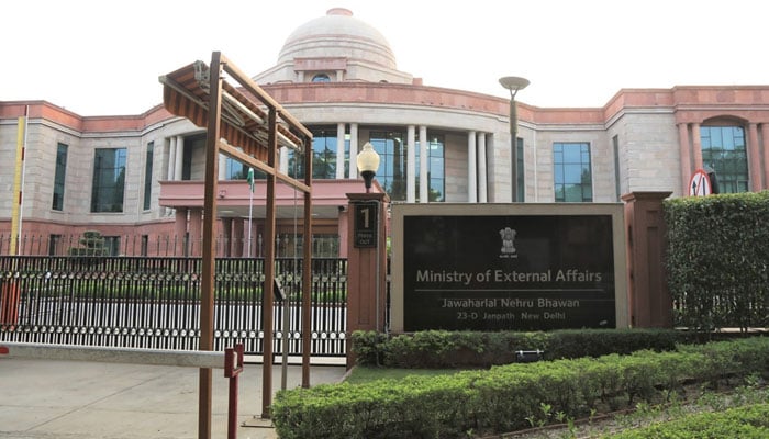 Indias Ministry of External Affairs. Photo: File