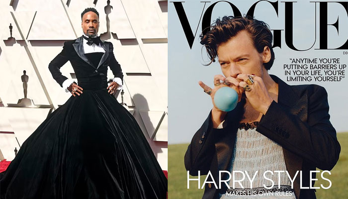 Billy Porter says he the trendsetter for non-binary fashion, as he slams Harry Styles