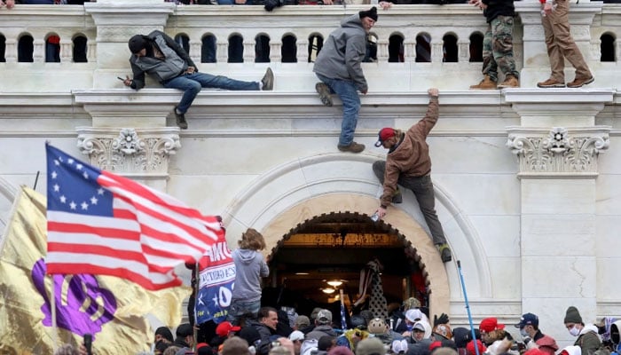 A mob of supporters of former President Donald Trump stormed the United States Capitol building on January 6. Photo: file/Reuters