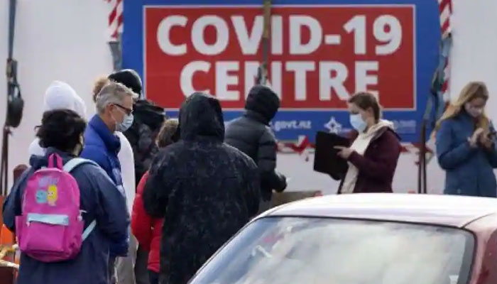 People visit a COVID-19 testing station. Photo: file/AFP