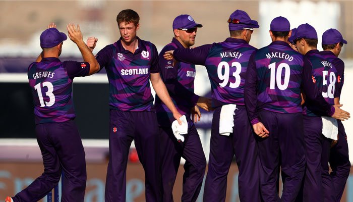 Scotland beat Papua New Guinea by 17 runs in the fifth match of the first round — Twitter/ Cricket Scotland