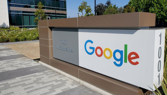 A sign is pictured outside a Google office near the companys headquarters in Mountain View, California, US, May 8, 2019. — Reuters/File