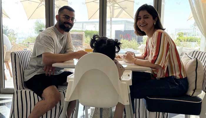 Indian skipper Virat Kohli has breakfast with Anushka Sharma and daughter. Photo: Kohli Instagram