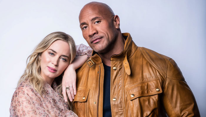 Dwayne Johnson admires Emily Blunt’s take on the colossal framework of a human’