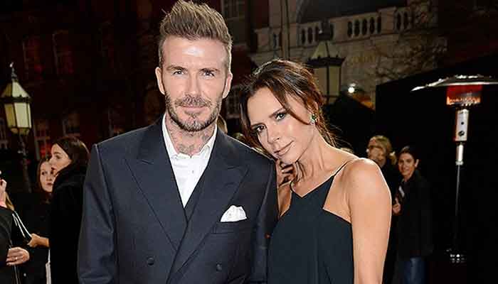 Victoria Beckham looks ultra glamorous as she enjoys family dinner with husband David and daughter Harper